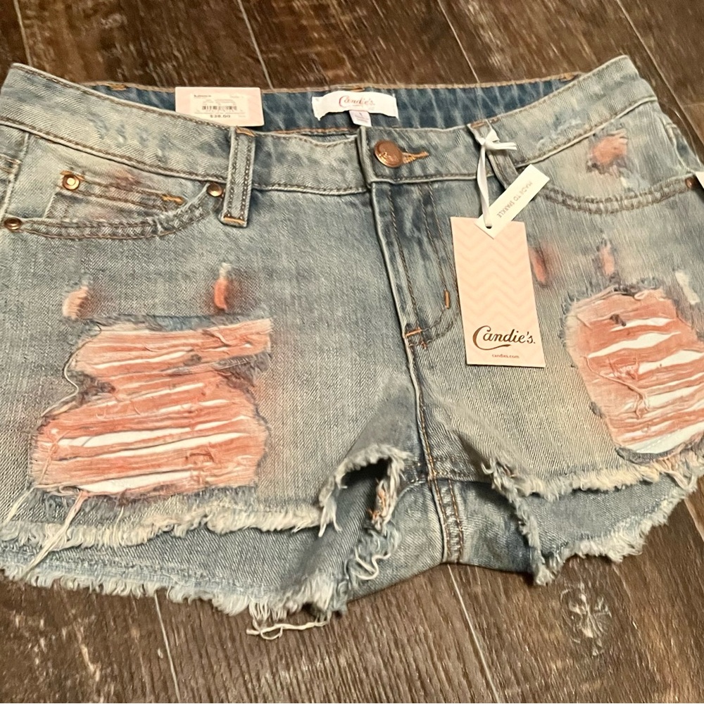 Candie’s denim shorts